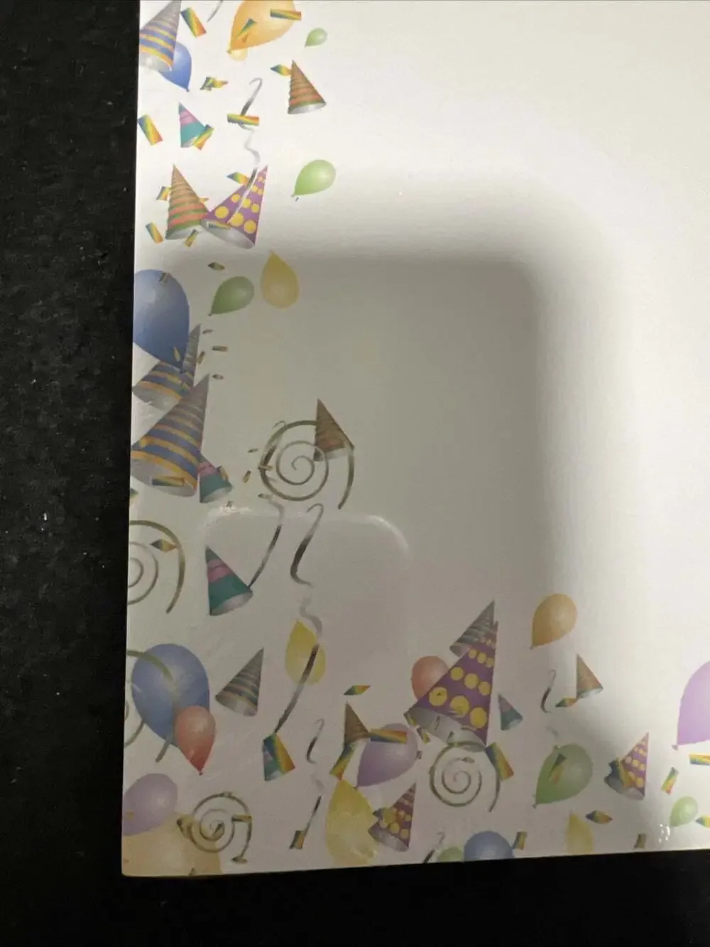 AMPAD Regal Mills Party Theme Premium Stationery Paper 25 Sheets 8.5x11 USA